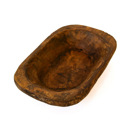 Large Dough Bowl Display, Natural