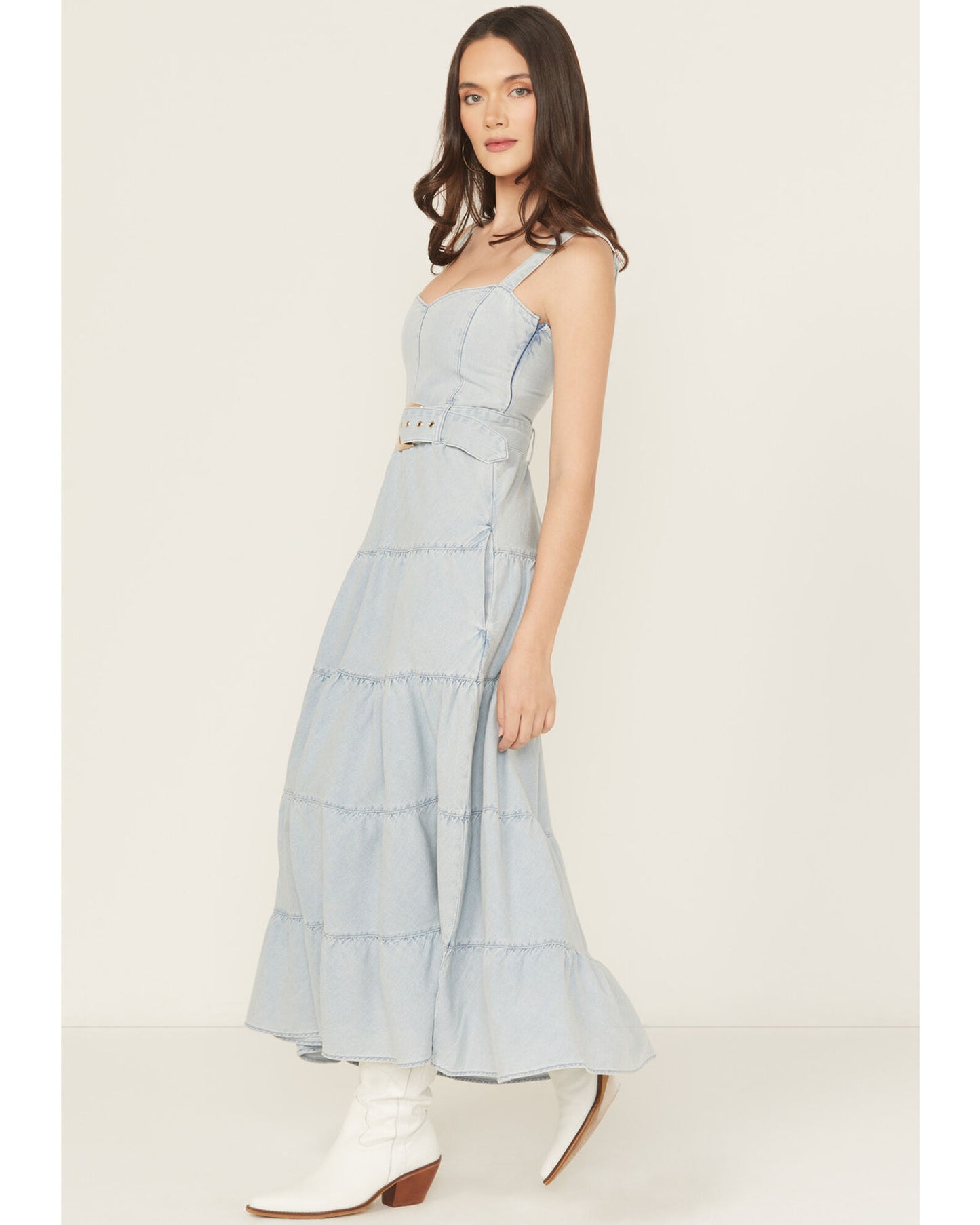 Lainey Midi Dress, Dew Drop