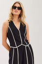 Linen Binding Vest