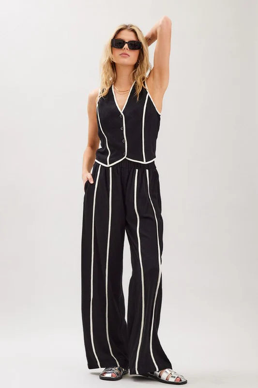Linen Binding Pants