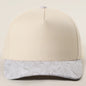 Two Tone White Camo Trucker Hat