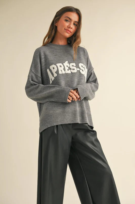 Apres Ski Grey Sweater