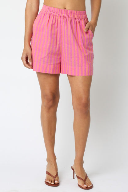 Orange/Fuchsia Boxer Short