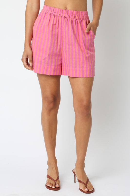 Orange/Fuchsia Boxer Short