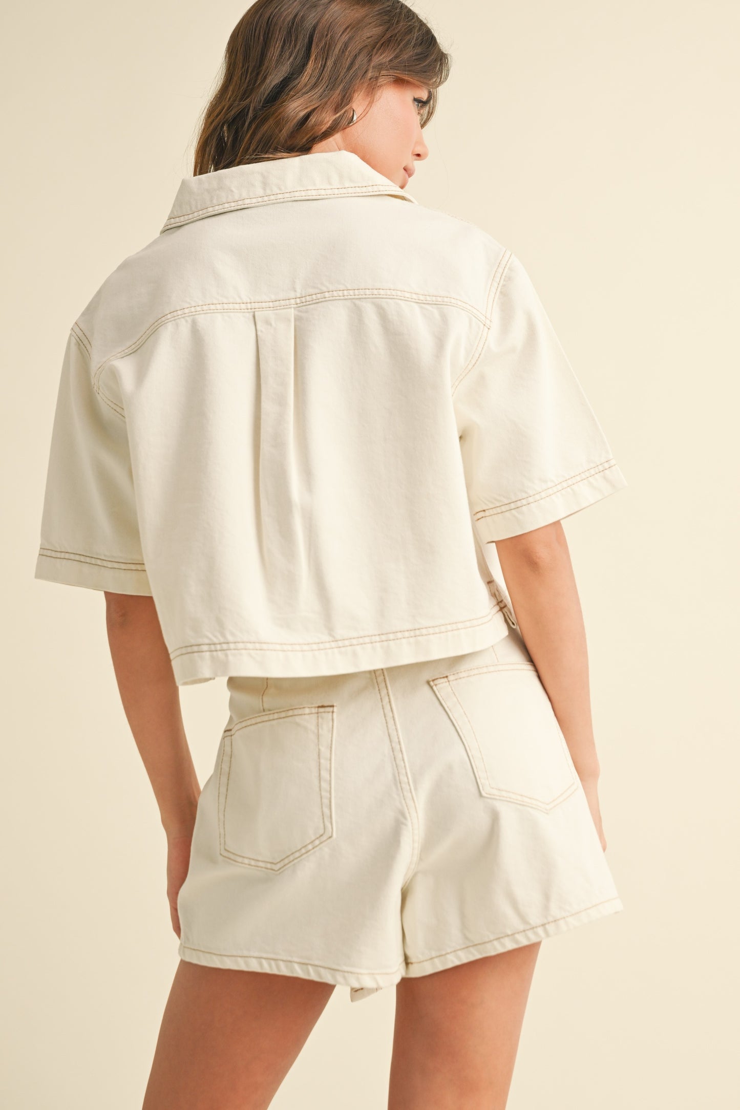 Stitch Detail Skort