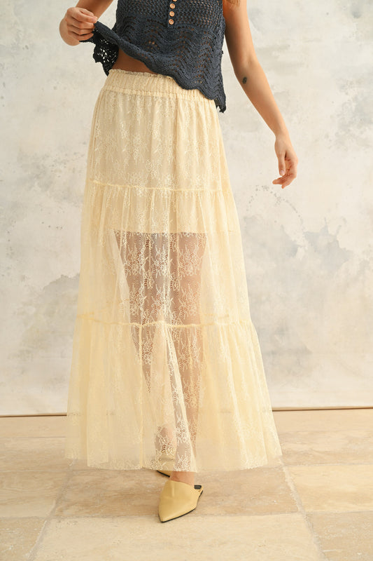 Lace Long Skirt