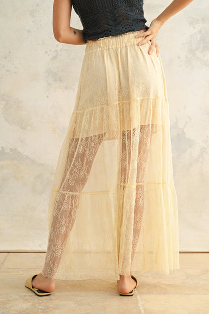 Lace Long Skirt