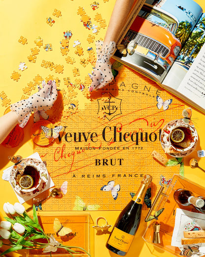 Veuve Brut Butterfly Acrylic Puzzle