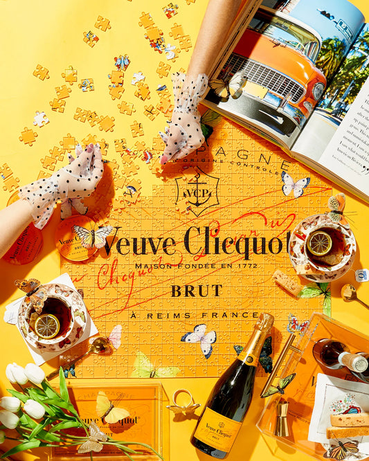 Veuve Brut Butterfly Acrylic Puzzle
