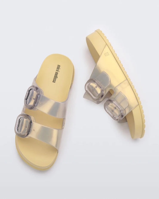 Kids Cozy Slides, pearl yellow