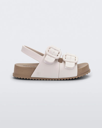 Kids/Toddler Cozy Sandals, brown/white