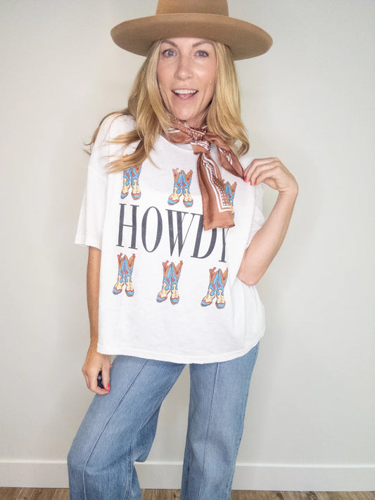 Howdy Boots Perfect Bf Tee