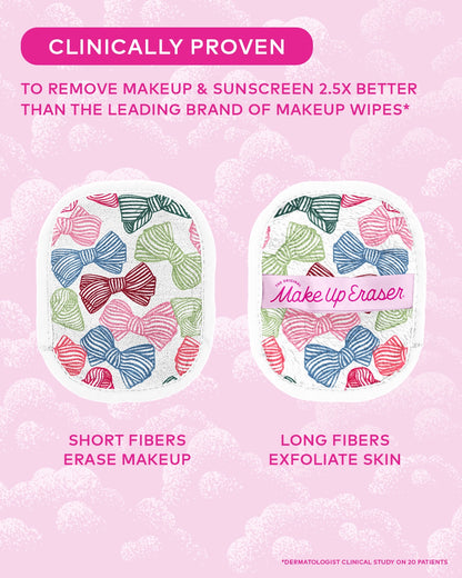 Fab-Bow-Lous 7 Day Set, Makeup Eraser/Face Wipes