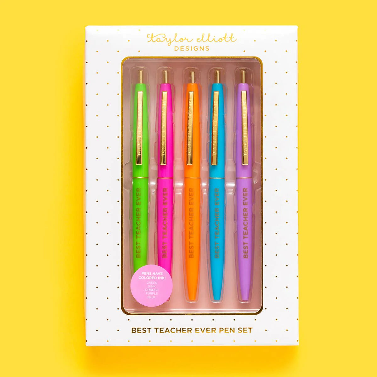 Teacher Appreciation Pen Set
