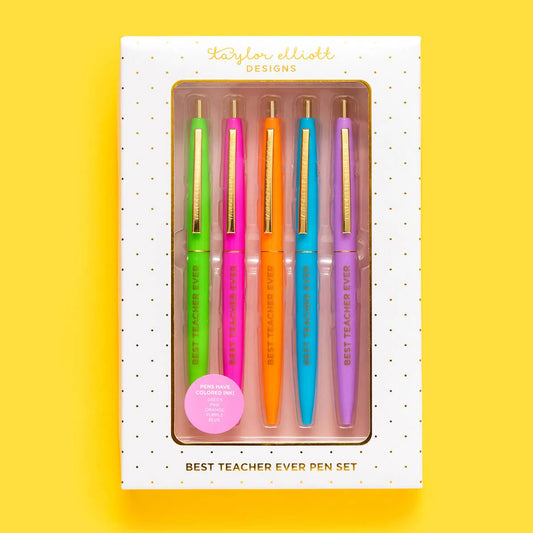 Teacher Appreciation Pen Set