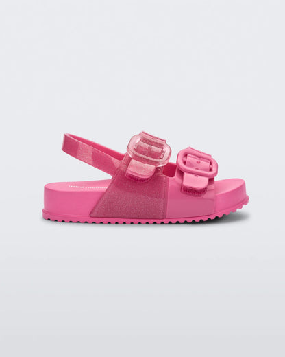 Kids/Toddler Cozy Sandals, glitter pink