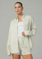 Boyfriend Button Down Shirt - Anise Flower