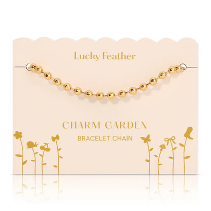 Charm Garden Ball Chain Bracelet