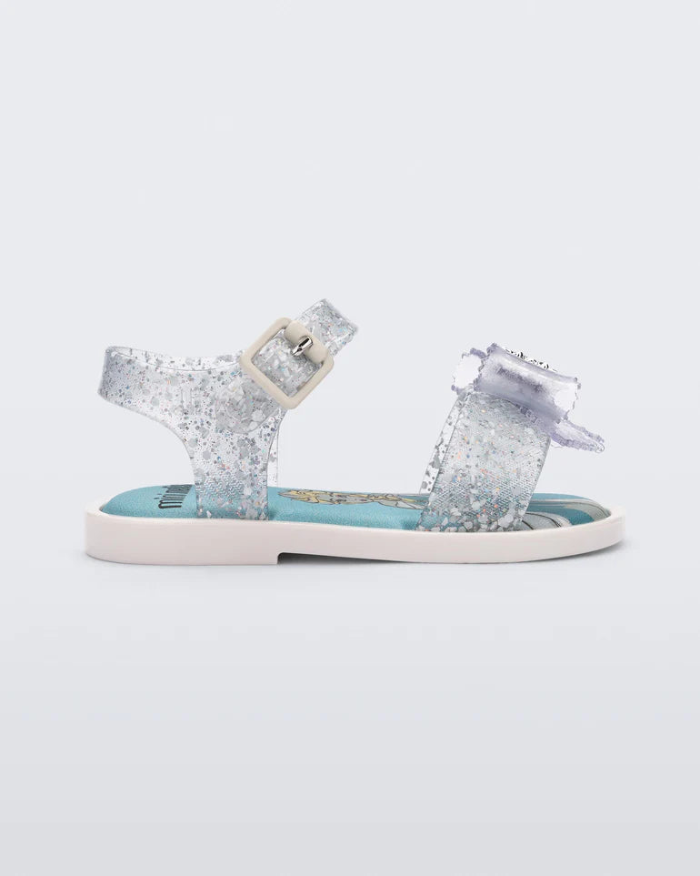Kid's Disney Mar Sandal, clear/glitter (Elsa)
