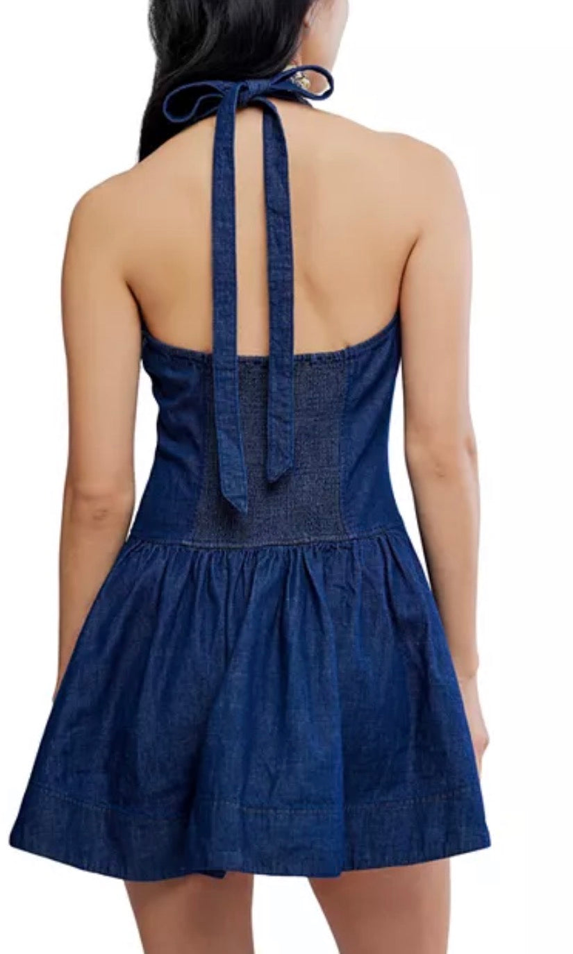 Clean Break Denim Mini
