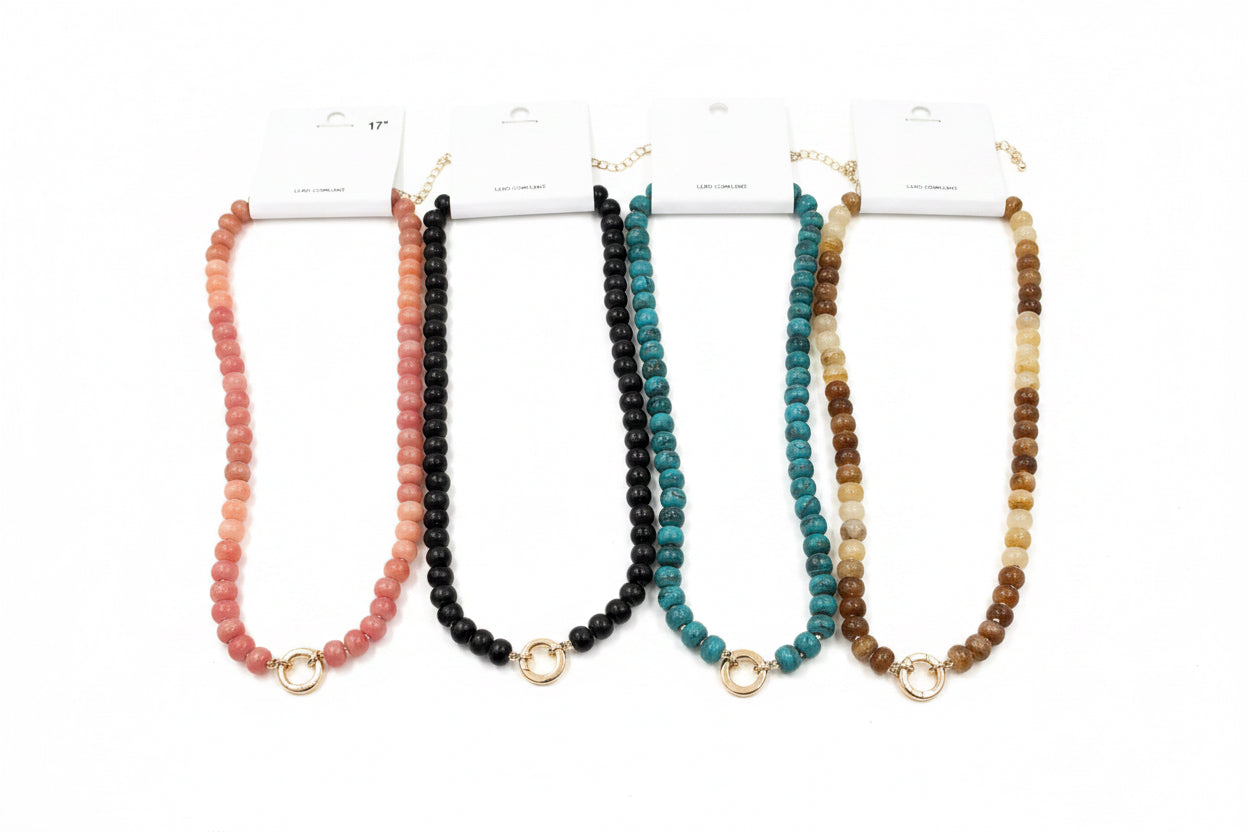 Beaded Clasp Necklace