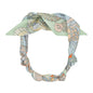 Mint/Cream Knotted Scarf Necklace