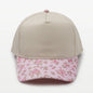 Floral Print Brim Baseball Cap