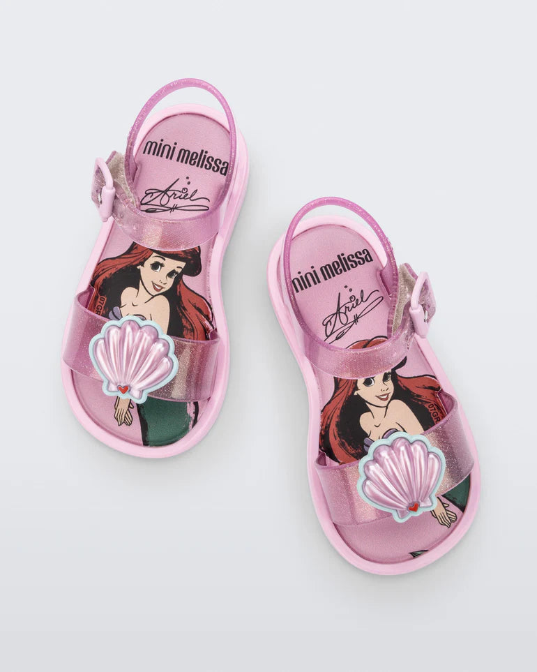 Kids Disney Mar Sandal, pink/glitter (Ariel)