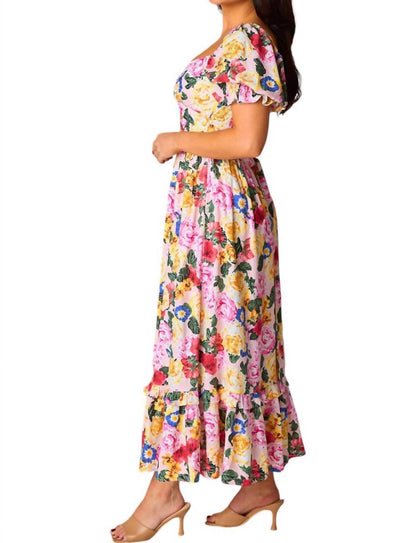 Ross Monet Pink & Yellow Floral