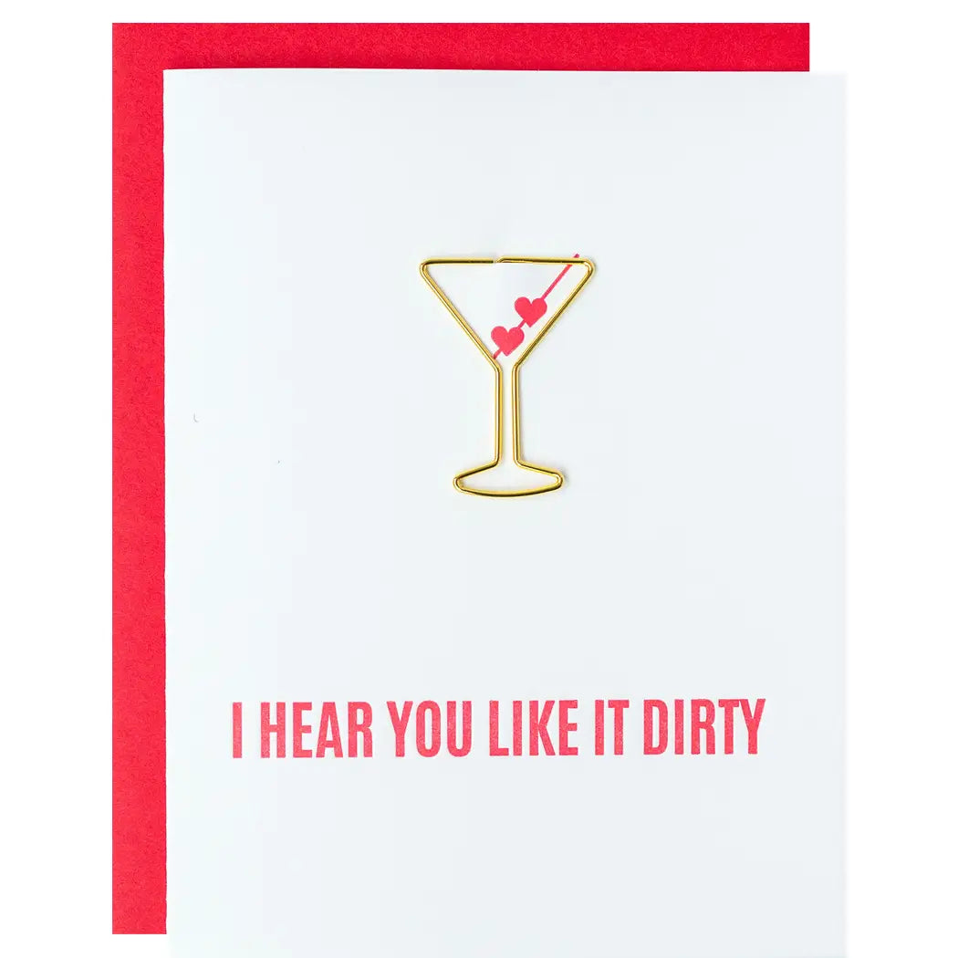 I Hear You Like It Dirty Paperclip Card