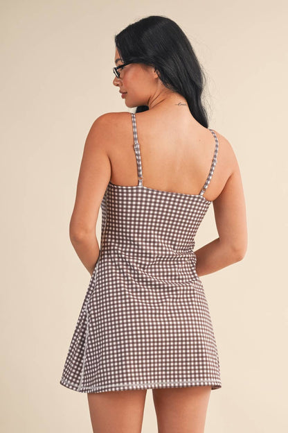 Gingham Sweetheart Dress
