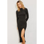 Mock Neck Bodycon Sweater Dress