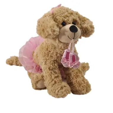 Ballerina Scruffy Dog Pink - 10"