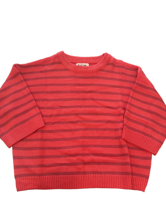 Coral Bubble Half Sleeve Sweater