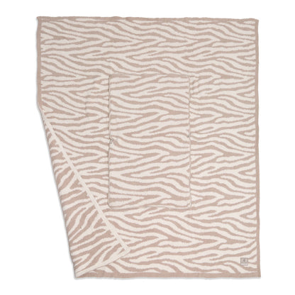 2 in 1 Zebra Throw Blanket/Pillow