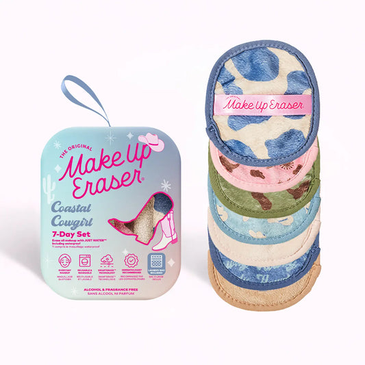 Coastal Cowgirl 7 Day Set, Makeup Eraser/Face Wipes