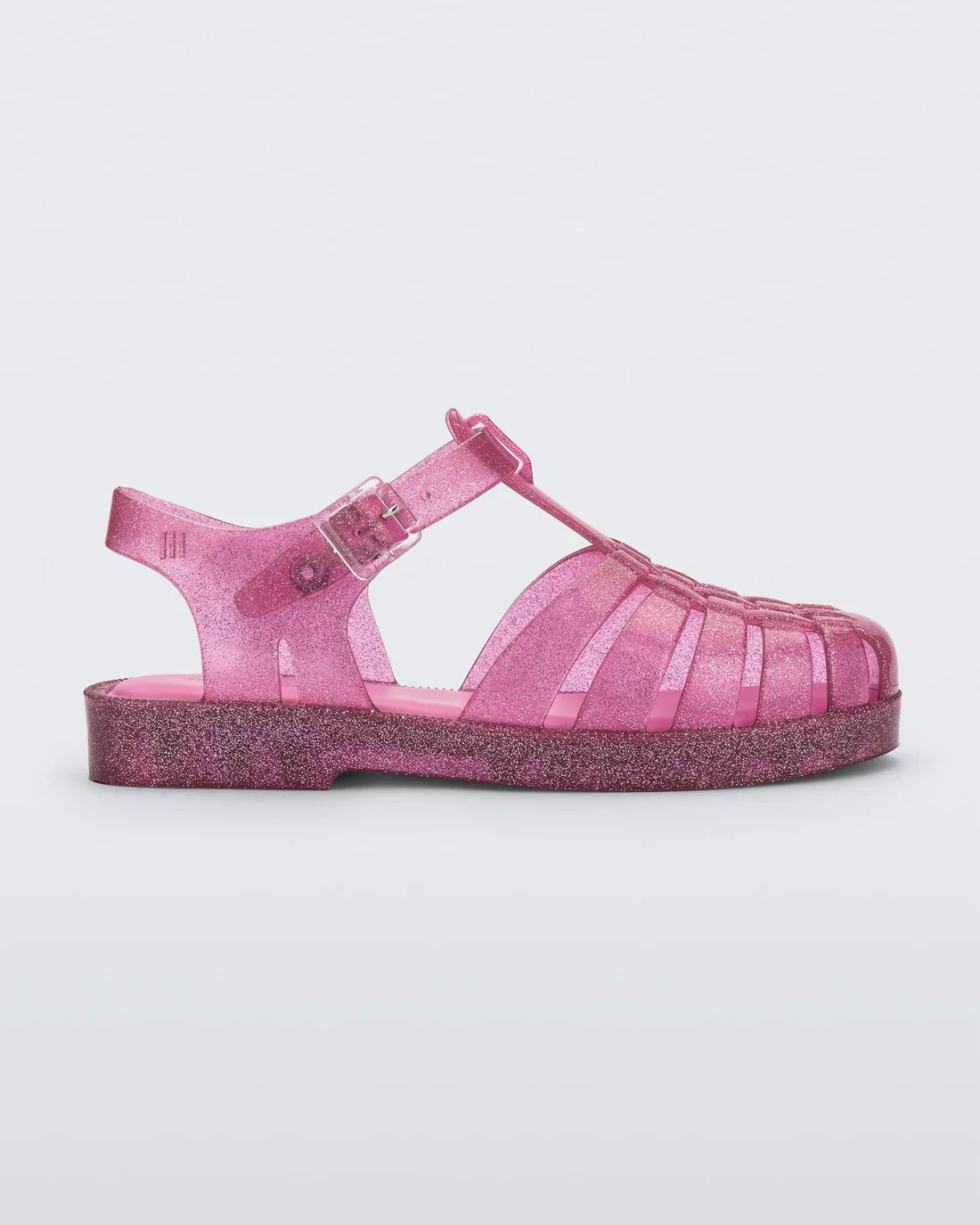 Toddler Possession Sandal, shiny glitter pink