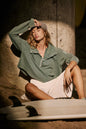 So Fly Henley Layer Coddy Midnight Jade