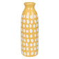 Large Ceramic Vase with White Dots