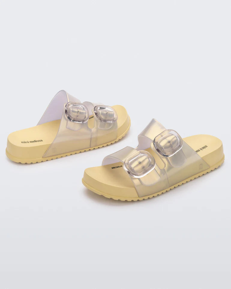 Kids Cozy Slides, pearl yellow
