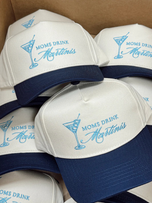 Moms Drink Martinis Vintage Trucker Hat