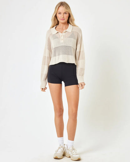 Rugby Sweater- Bone