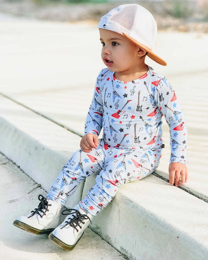 Toddler Lounge PJ Set - Axel Rockstar