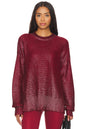 Callie Sweater Merlot Shine