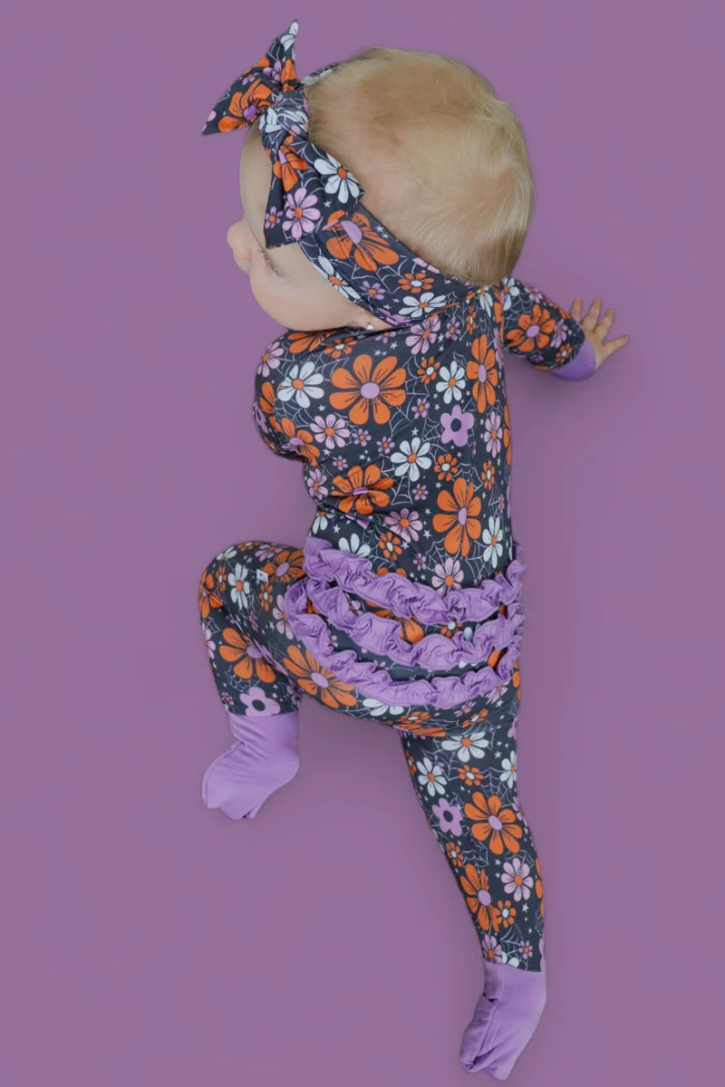 Bootiful Blooms Dream Ruffle Romper
