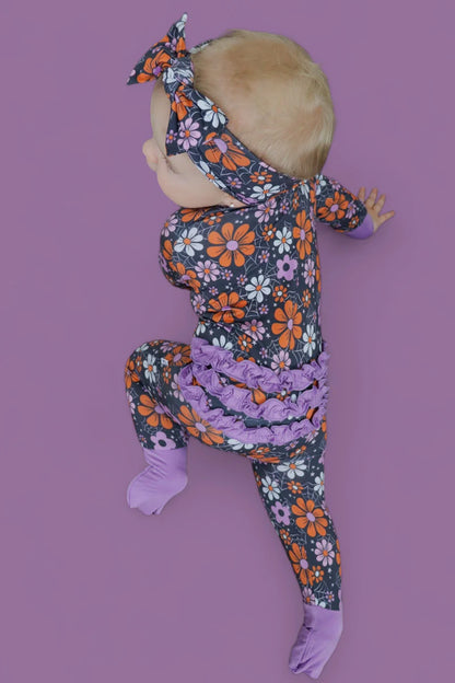 Bootiful Blooms Dream Ruffle Romper