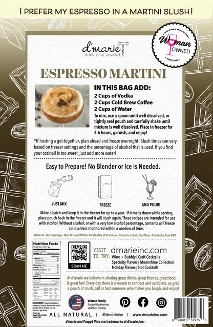 Espresso Martini Slush Mix 10oz