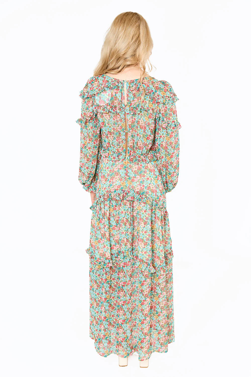 Pia Long Sleeve Maxi Dress Lush