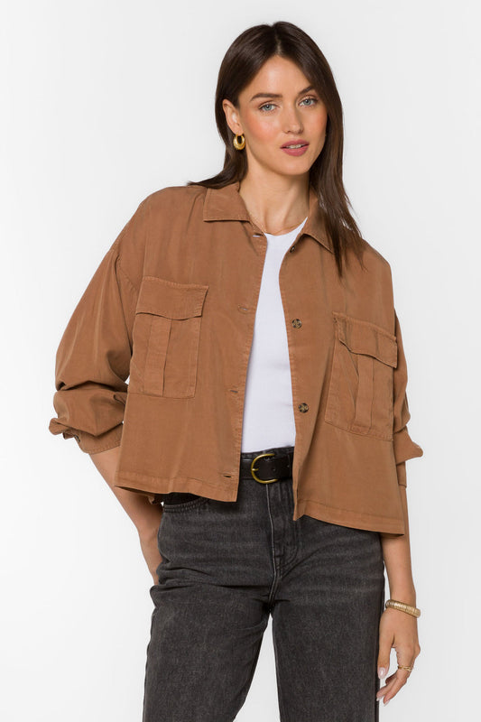 Charlynn Long Sleeve Rustin Brown