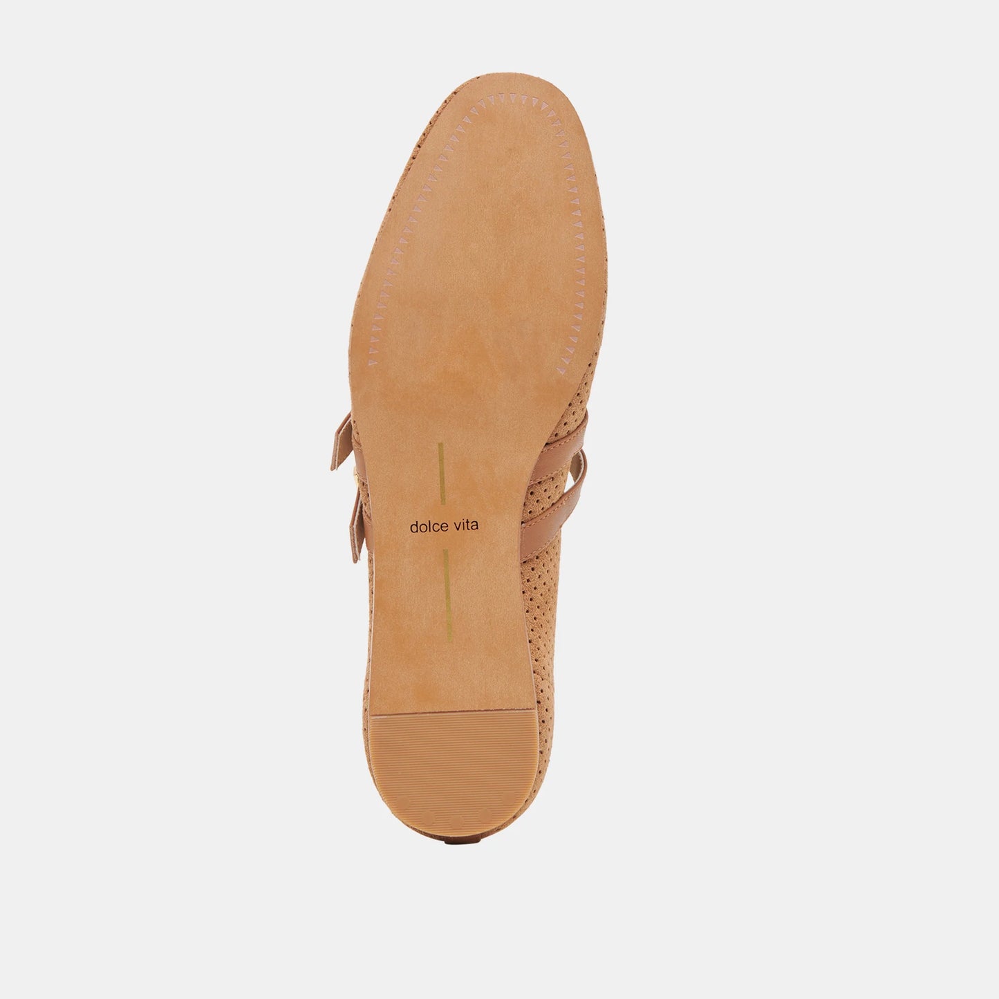 Baylee Grommet Ballet Flat - Pecan Suede